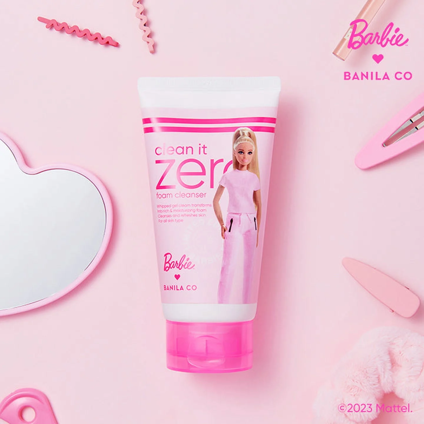 BANILA CO Clean It Zero Foam Cleanser Barbie Edition 150ml - EmpressKorea