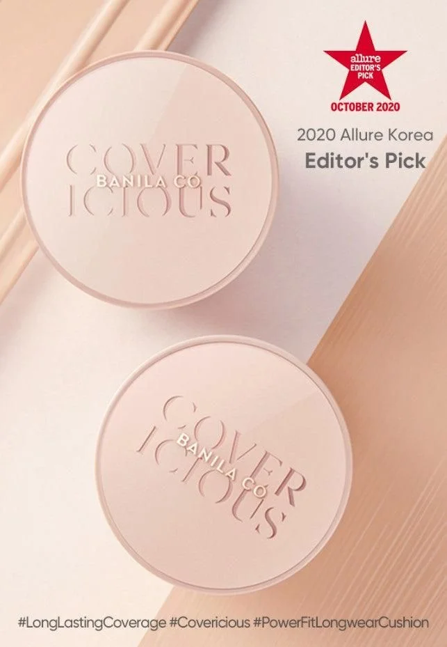 BANILA CO Covericious Power Fit Longwear Cushion (with Refill) SPF 38, PA++ (3 Colors) 14g - EmpressKorea
