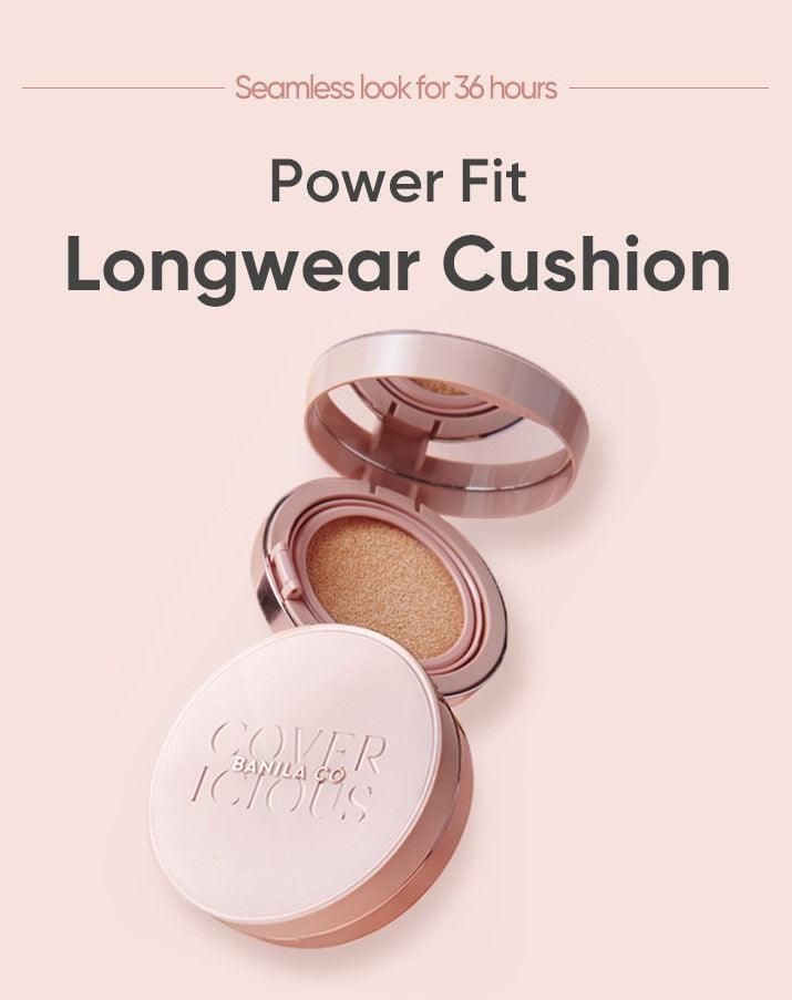 BANILA CO Covericious Power Fit Longwear Cushion (with Refill) SPF 38, PA++ (3 Colors) 14g - EmpressKorea