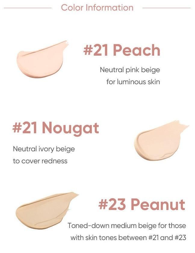 BANILA CO Covericious Power Fit Longwear Cushion (with Refill) SPF 38, PA++ (3 Colors) 14g - EmpressKorea