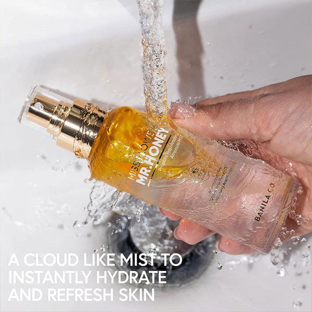 BANILA CO Miss Flower & Mr.Honey Propolis Rejuvenating Ampoule Mist 99ml - EmpressKorea