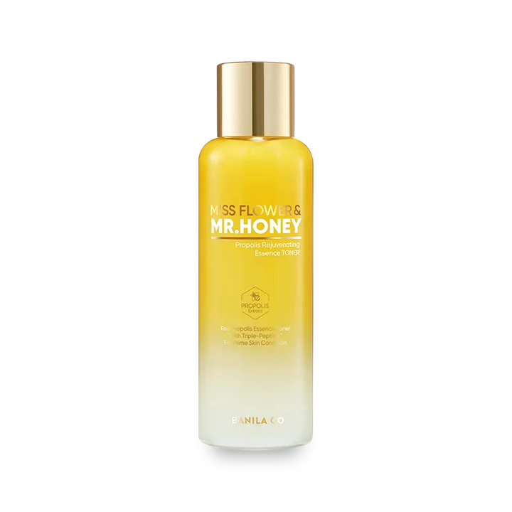 BANILA CO Miss Flower & Mr. Honey Propolis Rejuvenating Essence Toner 190ml - EmpressKorea