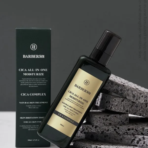 BARBER501 Cica All-in-One Moisturizer 200ml - EmpressKorea