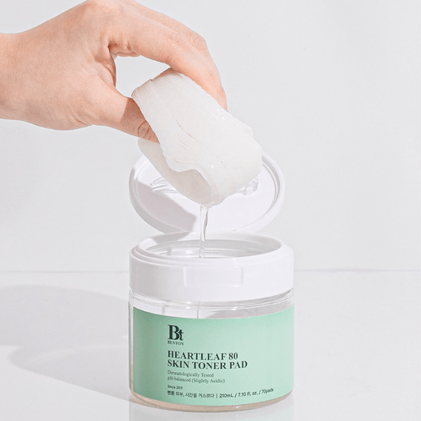 BENTON Heartleaf 80 Skin Toner Pad 210ml 70EA - EmpressKorea