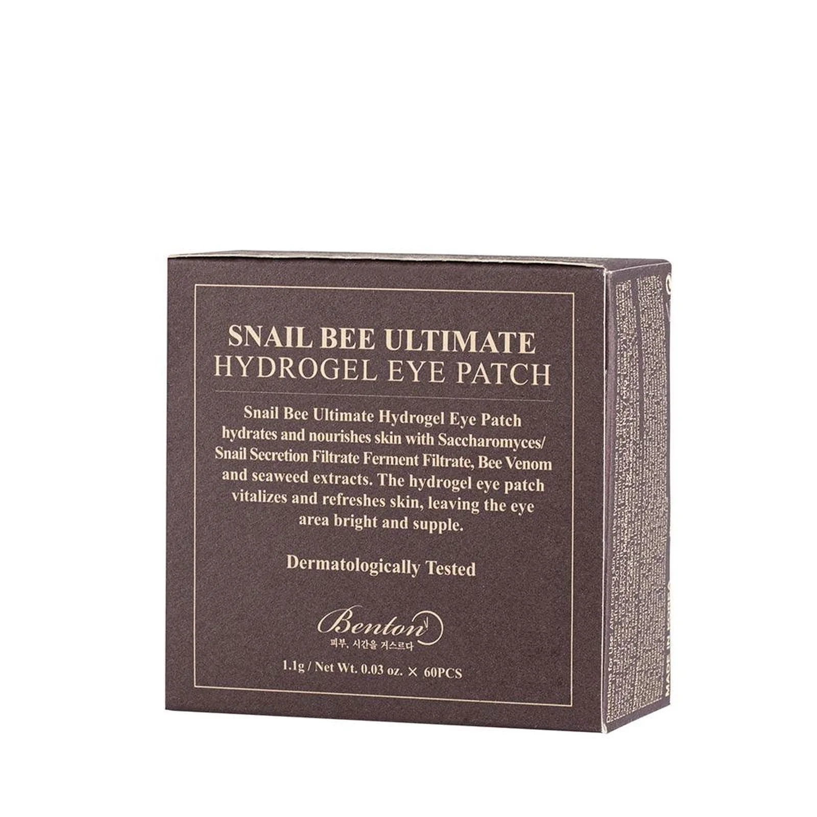 BENTON Snail Bee Ultimate Hydrogel Eye Patch 1.1g*60EA - EmpressKorea