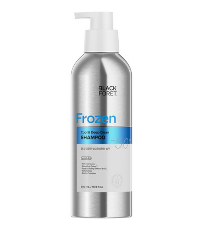 BLACKFORET  Frozen Cool & Deep Clean Hair Loss Symptom Relief Shampoo 500ml - EmpressKorea
