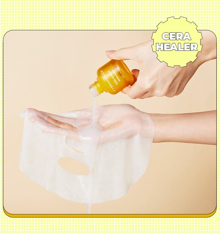 BRING GREEN Cera Healer Deep Moisturizing Serum Mask 23g*5 - EmpressKorea