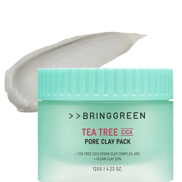 BRING GREEN Tea Tree Cica Pore Clay Pack 120g - EmpressKorea