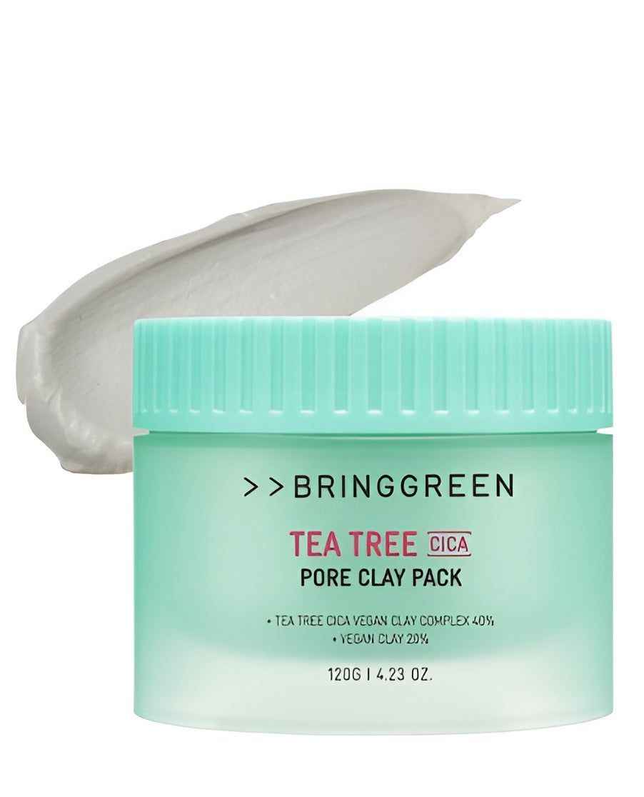 BRING GREEN Tea Tree Cica Pore Clay Pack 120g - EmpressKorea