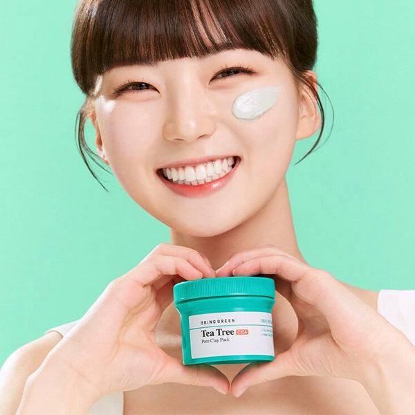 BRING GREEN Tea Tree Cica Pore Clay Pack 120g - EmpressKorea