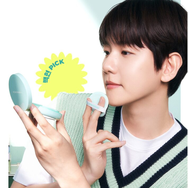 BRING GREEN Tea Tree Cica Tone Up Sun Cushion 15g - EmpressKorea