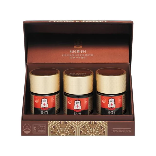 JUNG KWAN JANG HONGSAMJUNG Korean Red Ginseng Extract Gift Set 120g x 3ea