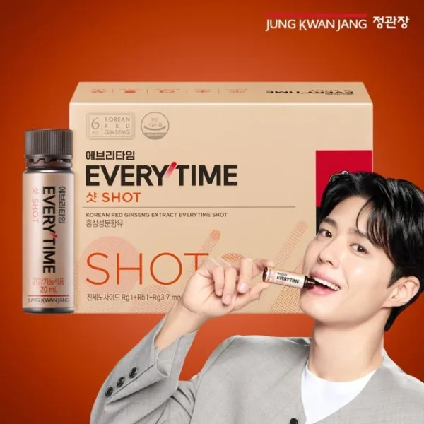 JUNG KWAN JANG EVERYTIME SHOT Korean Red Ginseng 20ml x 20Bottles