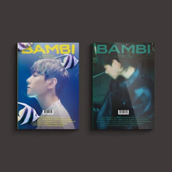 Baek Hyun - 3rd Mini Album: BAMBI (Photo Book Ver.) - EmpressKorea
