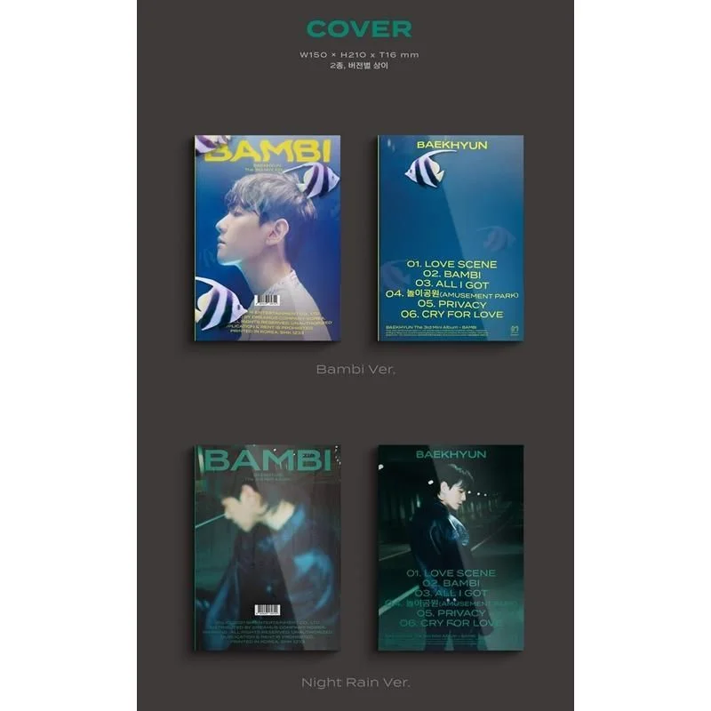 Baek Hyun - 3rd Mini Album: BAMBI (Photo Book Ver.) - EmpressKorea