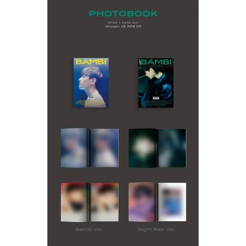 Baek Hyun - 3rd Mini Album: BAMBI (Photo Book Ver.) - EmpressKorea