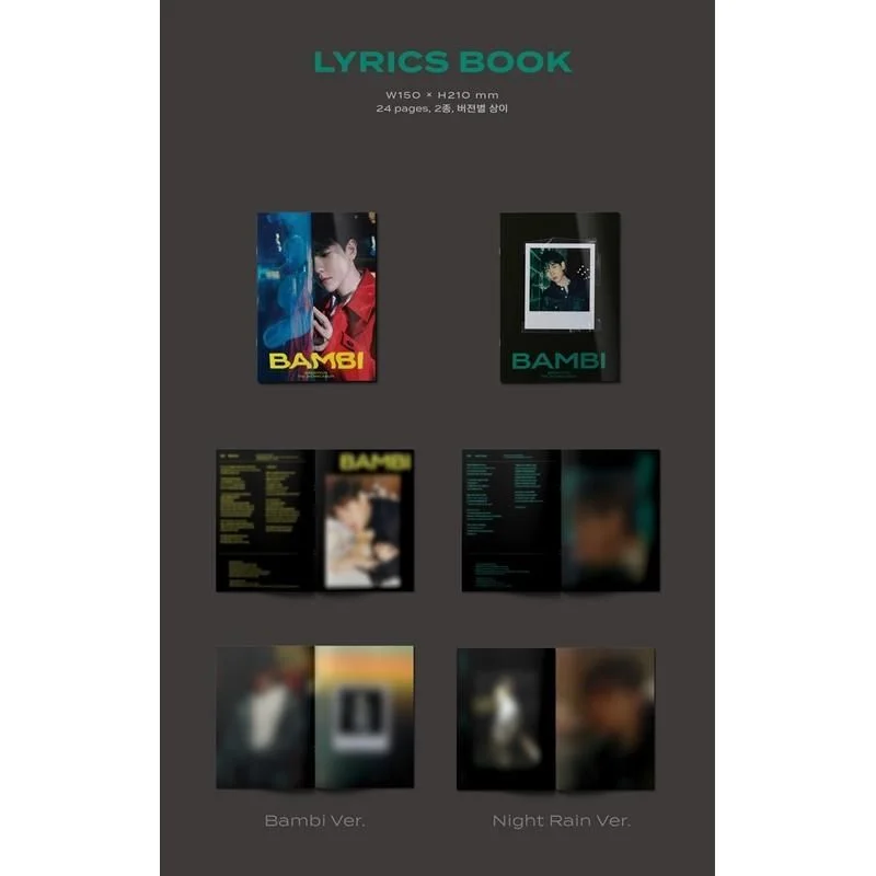 Baek Hyun - 3rd Mini Album: BAMBI (Photo Book Ver.) - EmpressKorea