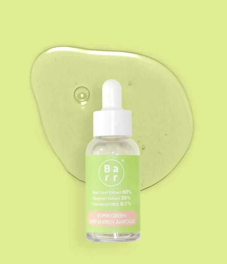 Barr Cosmetics Super Green Deep Energy Ampoule 30ml - EmpressKorea