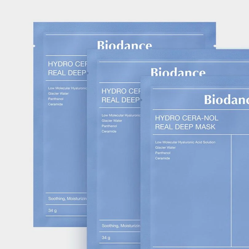 Biodance Hydro Cera-Nol Real Deep Mask Sheet 34g*4pcs - EmpressKorea