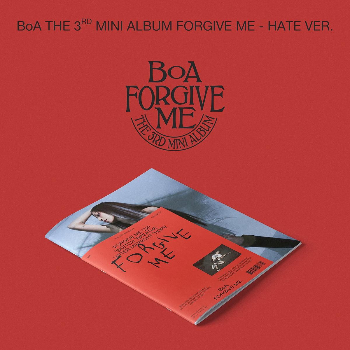 BoA - 3rd Mini Album: Forgive Me (Hate Ver.) - EmpressKorea