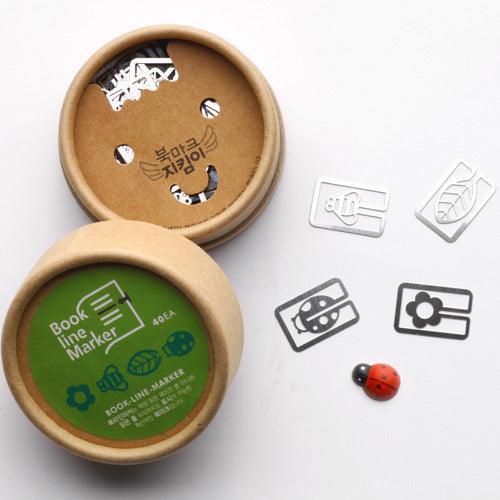 Book Line Marker Box Type Bookmark Bookmark - EmpressKorea