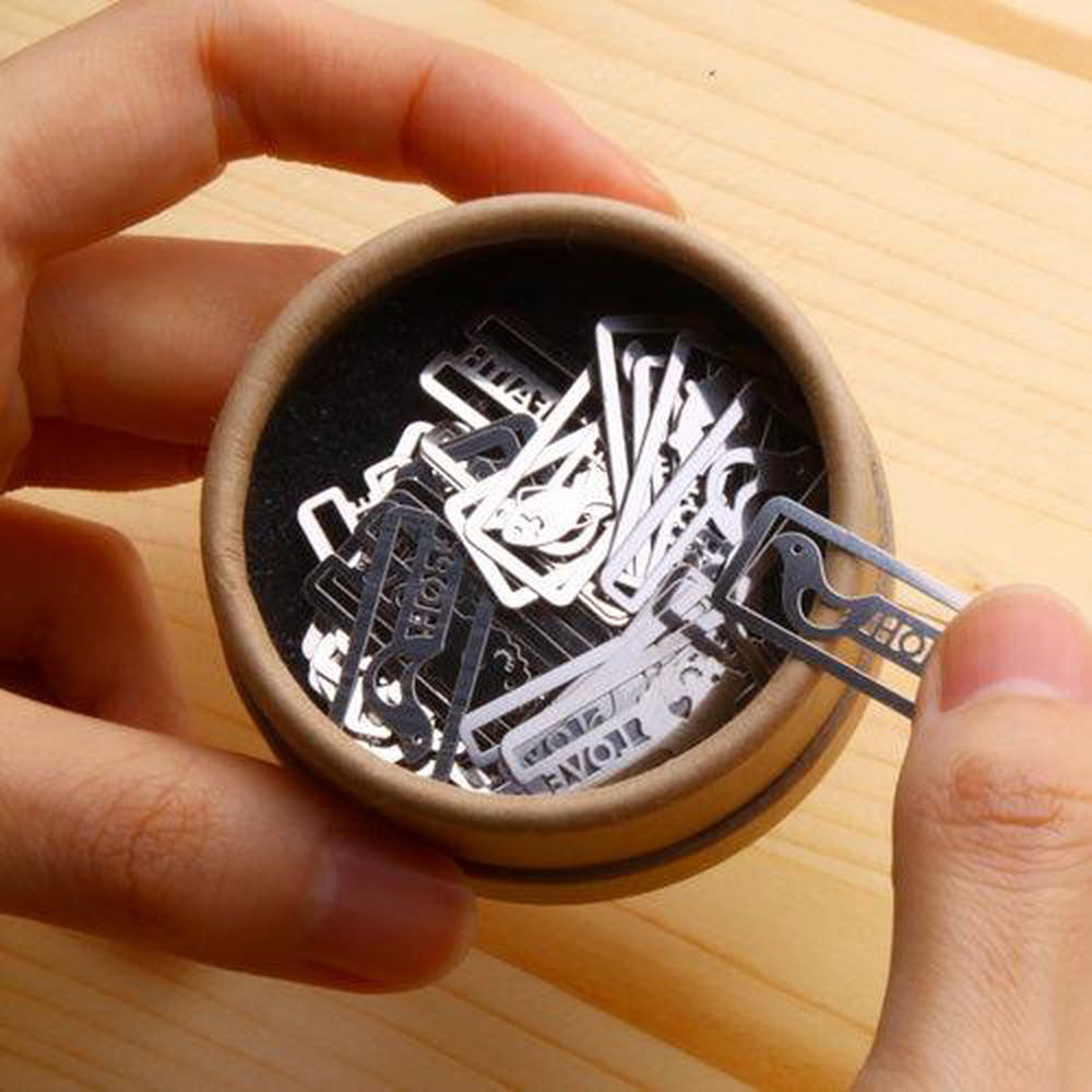 Book Line Marker Box Type Bookmark Bookmark - EmpressKorea