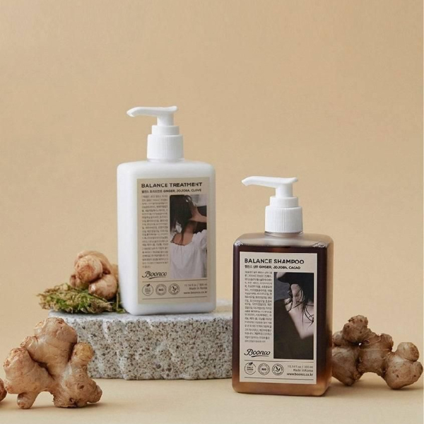 Boonco Balance Shampoo 300ml & Treatment 300ml - EmpressKorea