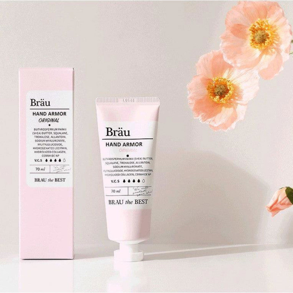 Brau Cosmetics Hand Armor Hand Cream Acacia Flower Fragrance 70ml - EmpressKorea