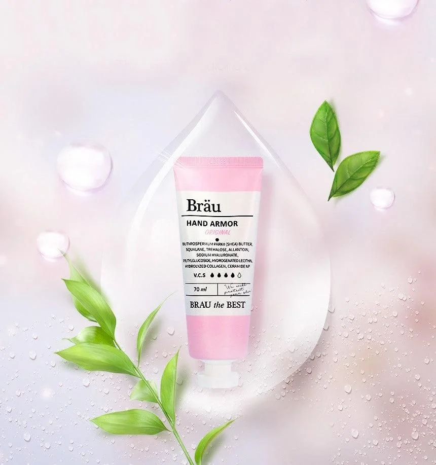 Brau Cosmetics Hand Armor Hand Cream Acacia Flower Fragrance 70ml - EmpressKorea