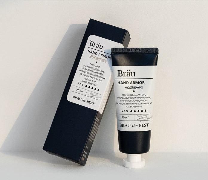 Brau Cosmetics Hand Armor Nourishing Hand Cream Fragrance Free 70ml - EmpressKorea