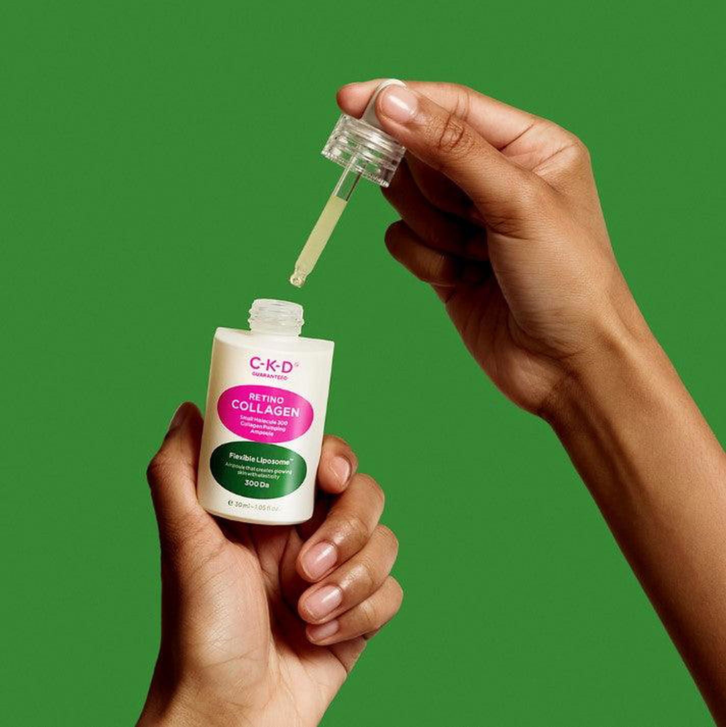 CKD Retino Collagen Small Molecule 300 Collagen Pumping Ampoule 30ml - EmpressKorea