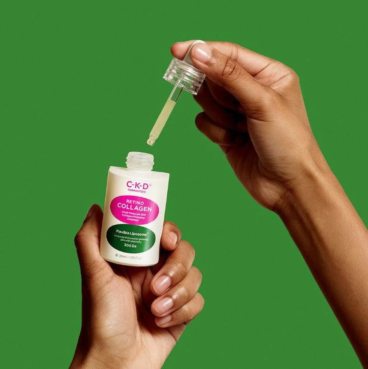 CKD Retino Collagen Small Molecule 300 Collagen Pumping Ampoule 30ml - EmpressKorea