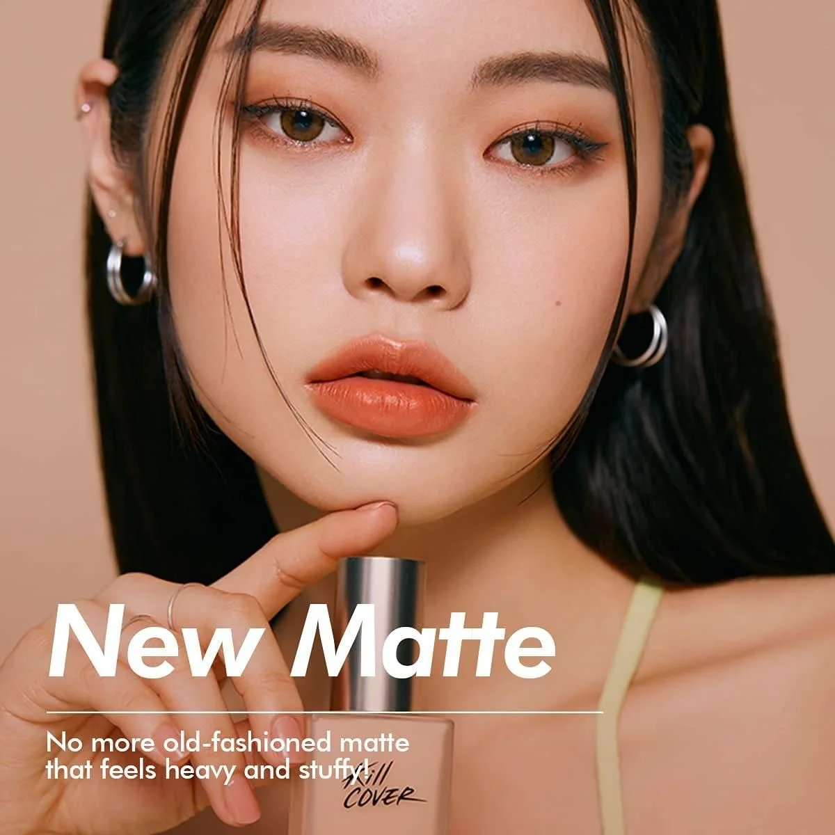CLIO KILL COVER NEW MATTE FOUNDATION 38g +PRO PLAY COVER FOUNDATION BRUSH SPECIAL SET - EmpressKorea