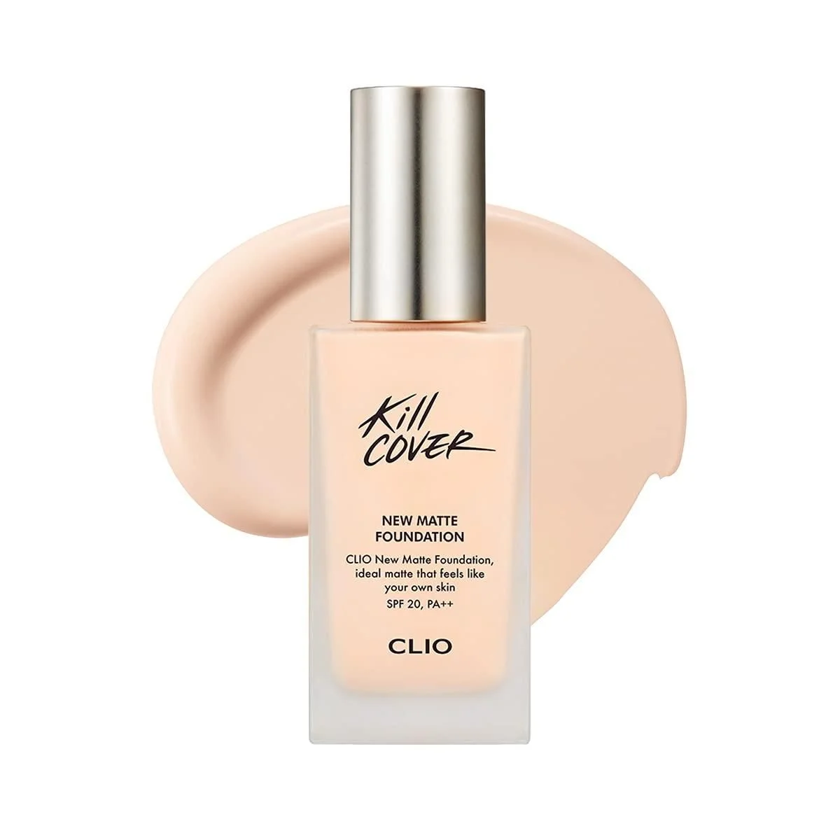 CLIO KILL COVER NEW MATTE FOUNDATION 38g +PRO PLAY COVER FOUNDATION BRUSH SPECIAL SET - EmpressKorea