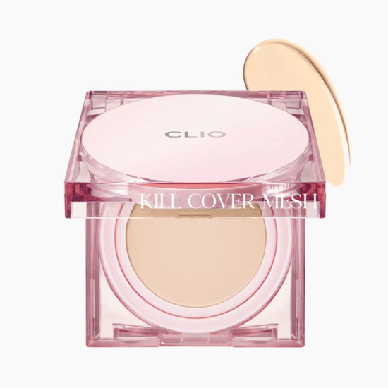 CLIO Kill Cover Mesh Glow Cushion with Refill SPF 50+ PA++++ (3 Colors) 15g - EmpressKorea