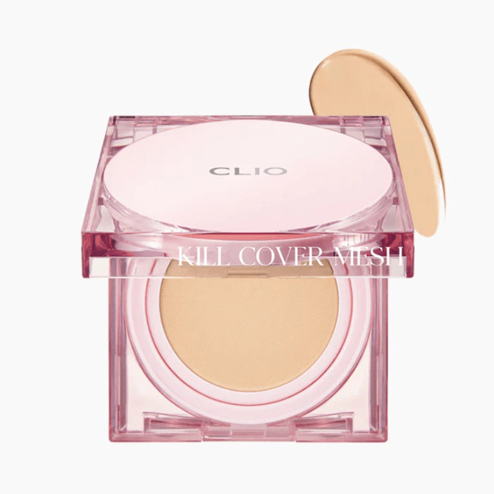 CLIO Kill Cover Mesh Glow Cushion with Refill SPF 50+ PA++++ (3 Colors) 15g - EmpressKorea