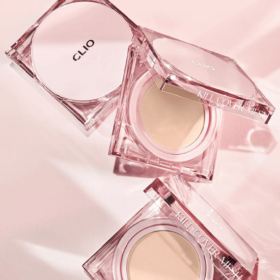CLIO Kill Cover Mesh Glow Cushion with Refill SPF 50+ PA++++ (3 Colors) 15g - EmpressKorea