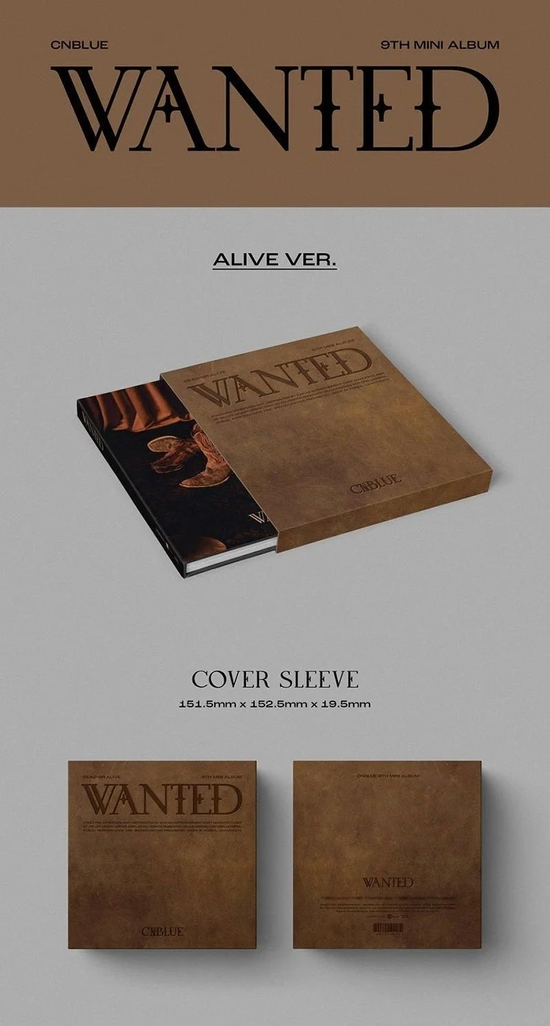 CNBLUE - 9th Mini Album: WANTED - EmpressKorea