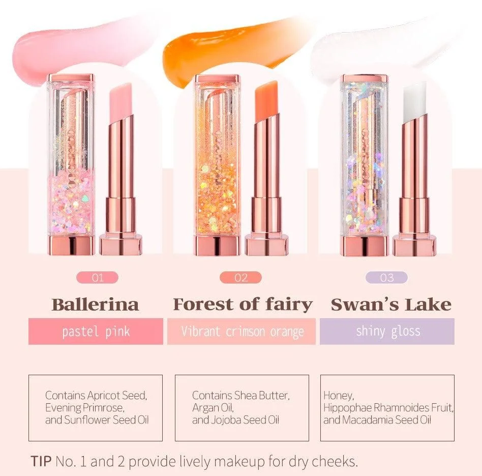 CORINGCO Shalala Snow Ball Lip Balm (3 Colors) 4g - EmpressKorea
