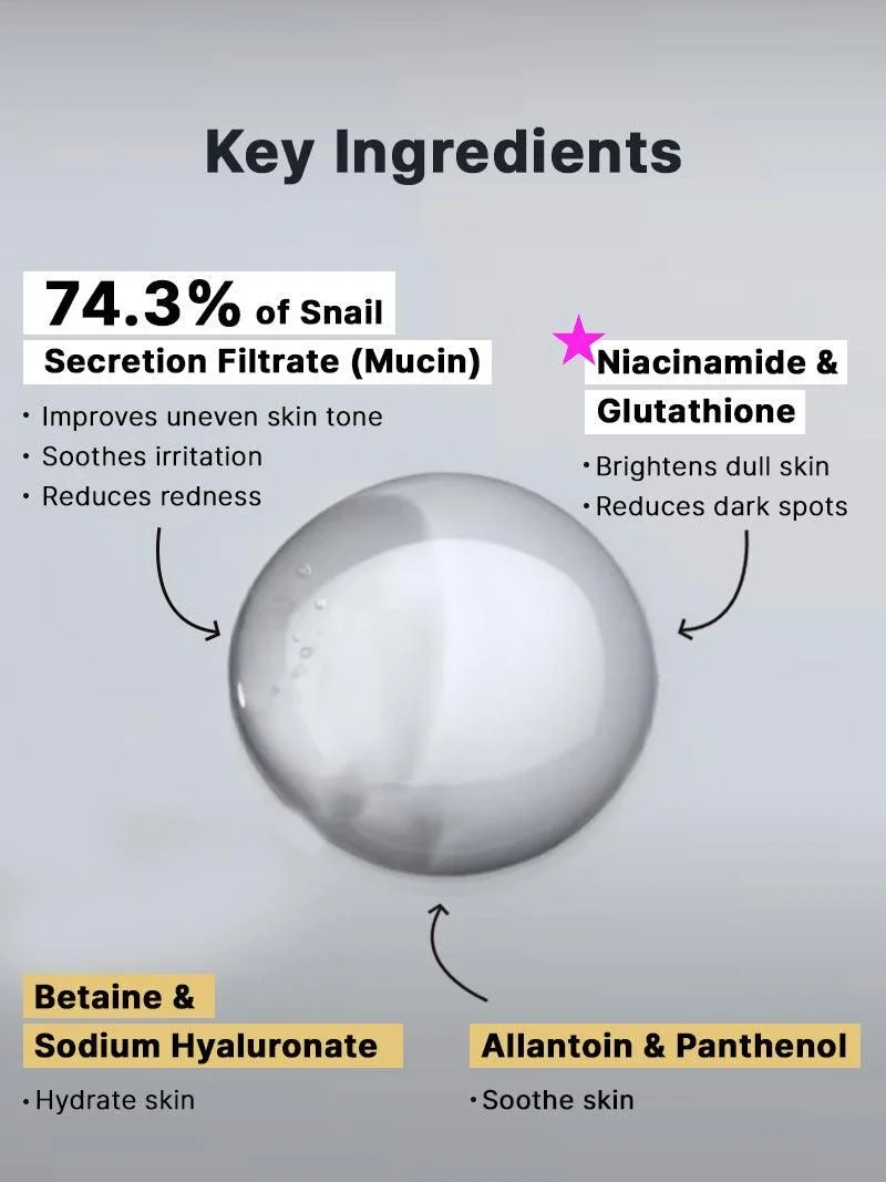 COSRX Advanced Snail Radiance Dual Essence 80ml - EmpressKorea