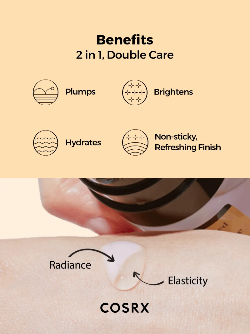 COSRX Advanced Snail Radiance Dual Essence 80ml - EmpressKorea