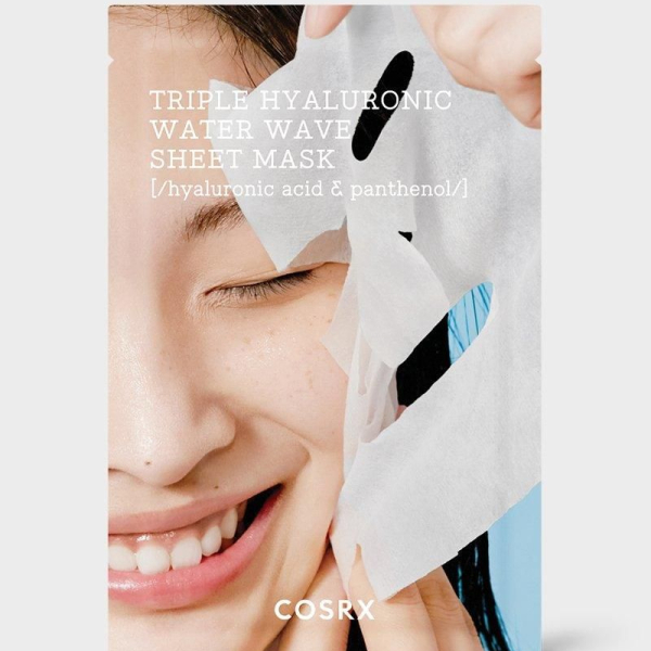 COSRX Hydrium Triple Hyaluronic Water Wave Sheet Mask 21ml*10ea - EmpressKorea