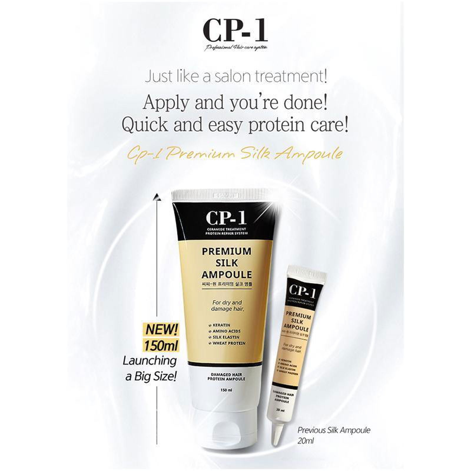 CP-1 Premium Silk Ampoule 150ml (For Dry and Damaged Hair) - EmpressKorea