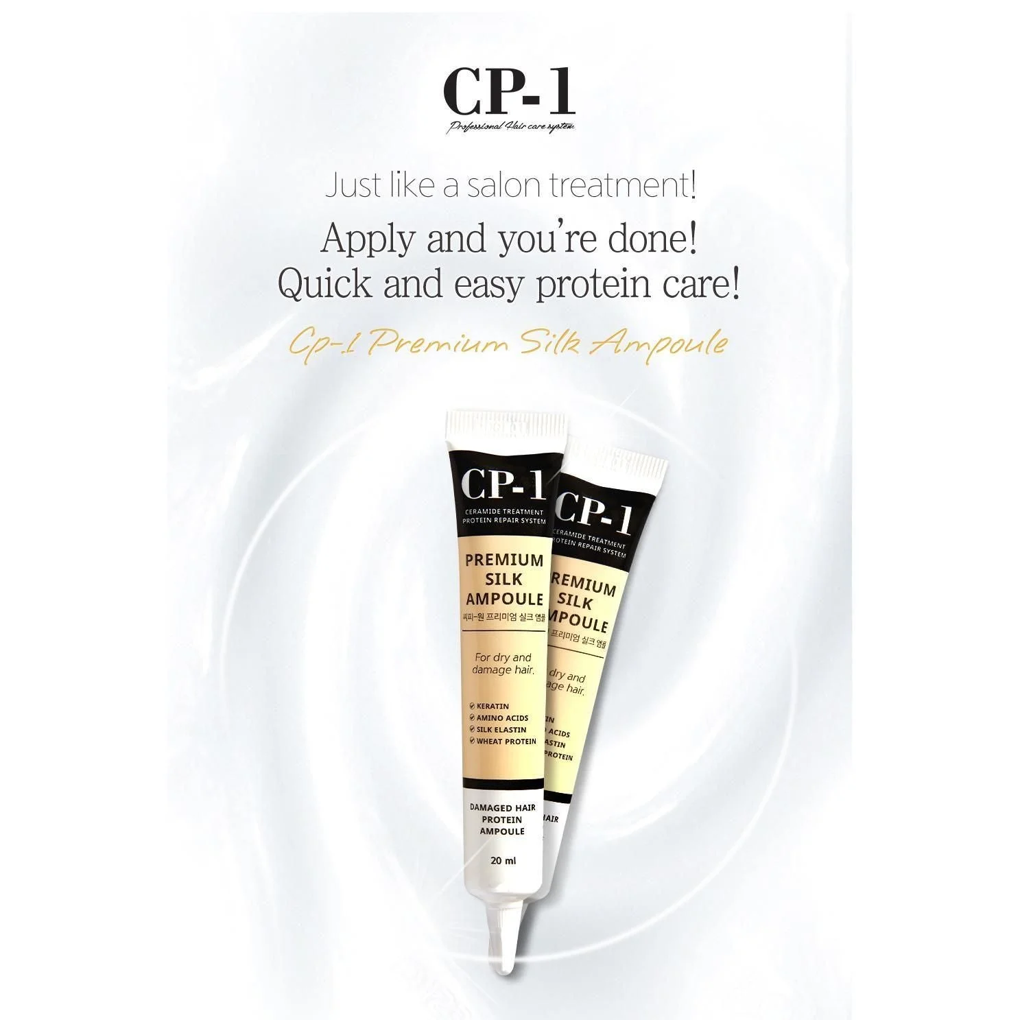 CP-1 Premium Silk Ampoule 20ml*4EA (For Dry and Damaged Hair) - EmpressKorea