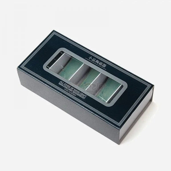 Celadon Spoon Holder Crane 5 piece set made in Korea - EmpressKorea