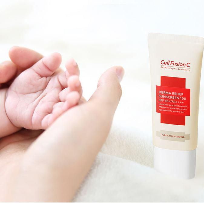 Cell Fusion C Derma Relief Sunscreen 100 SPF 50+ PA++++ 50ml - EmpressKorea