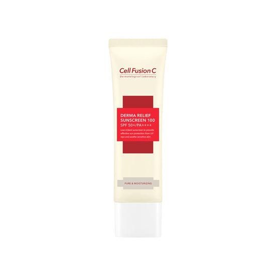 Cell Fusion C Derma Relief Sunscreen 100 SPF 50+ PA++++ 50ml - EmpressKorea