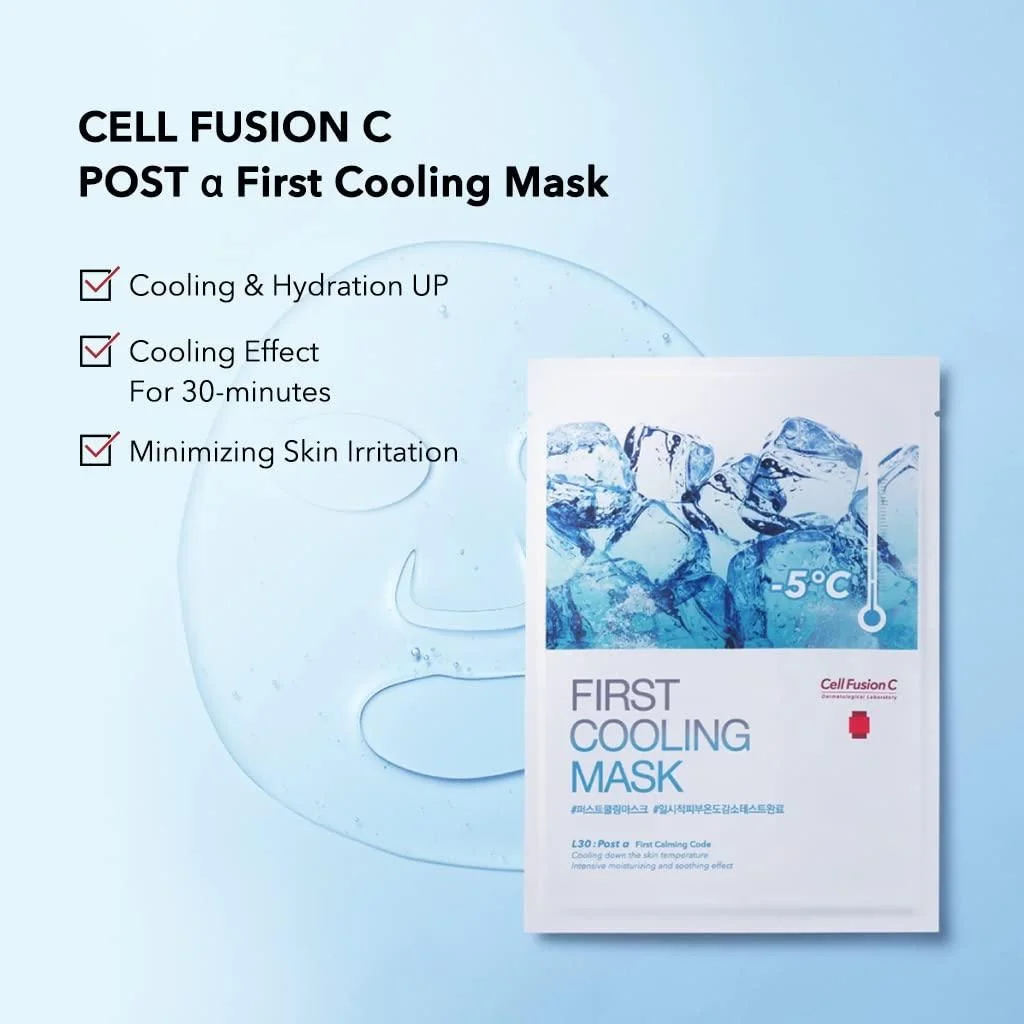 Cell Fusion C Post Alpha First Cooling Mask 27g*5EA - EmpressKorea