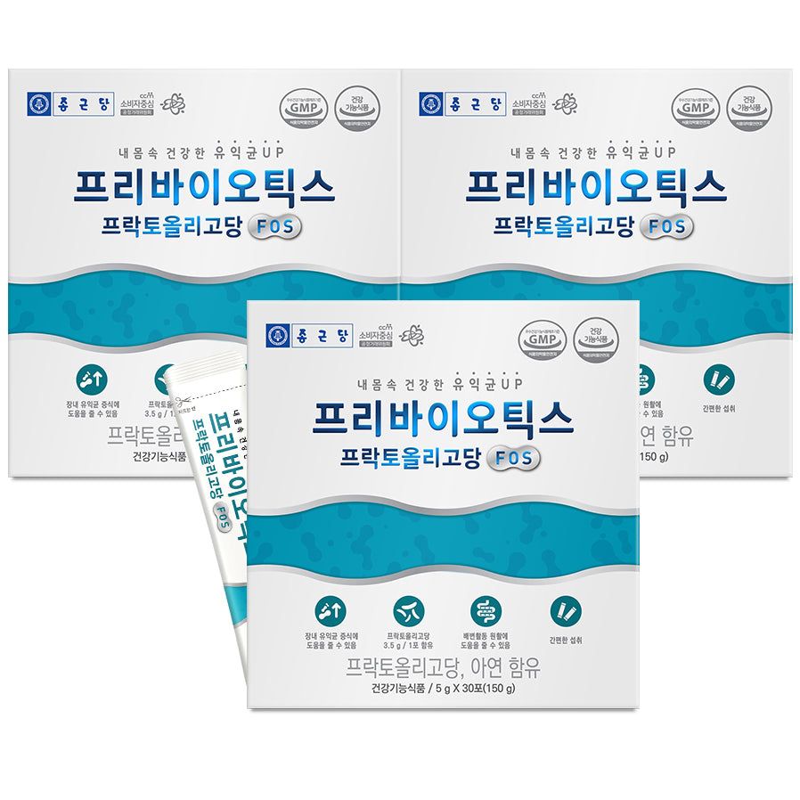 Chong Kun Dang Prebiotics Fructooligosaccharide FOS Lactobacillus 5g x 30pcs - EmpressKorea