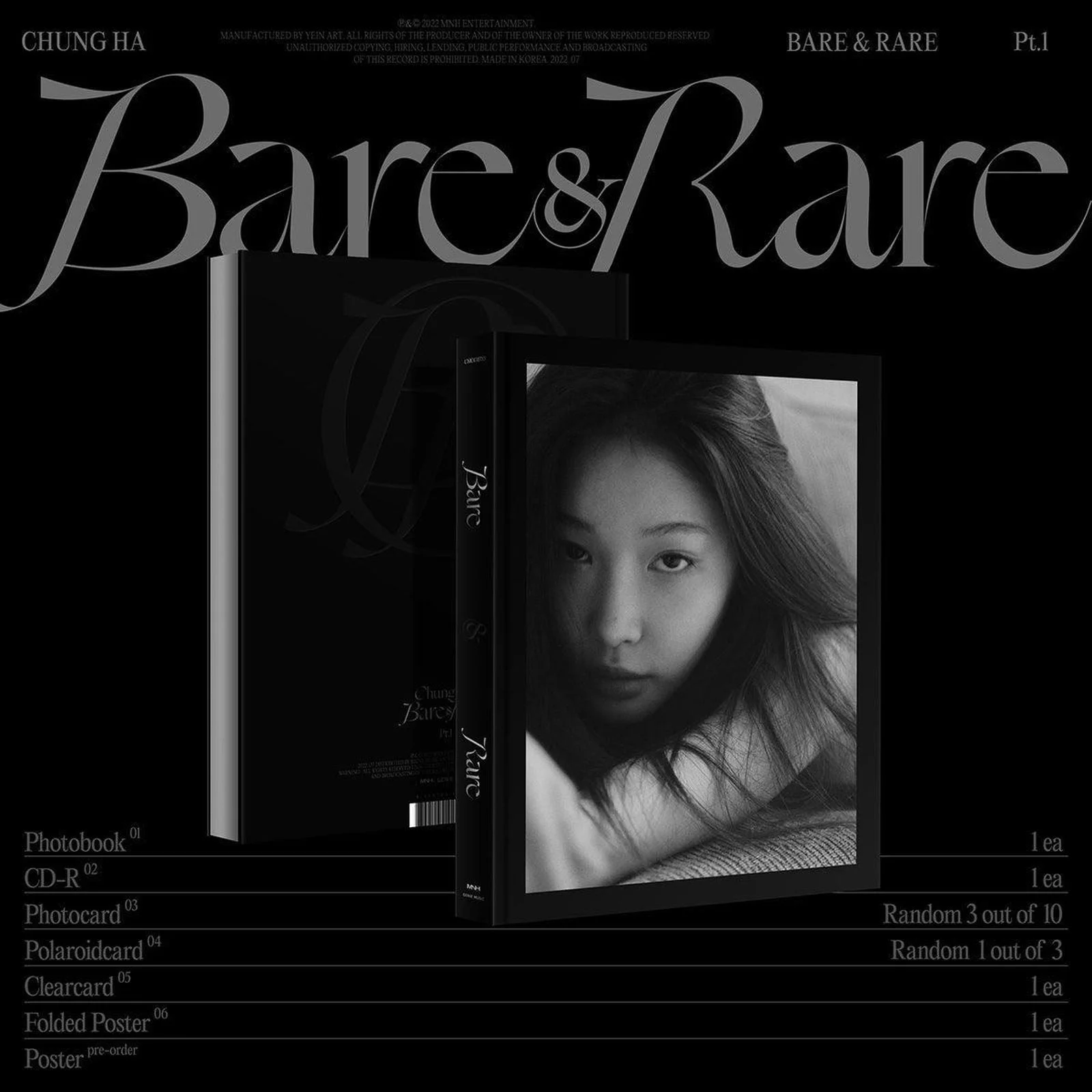 Chung Ha - 2nd Studio Album: Bare&Rare Pt.1 - EmpressKorea